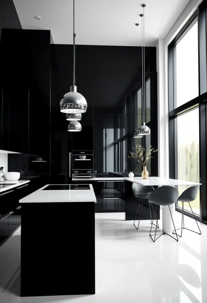 kitchen ideas black and white 1