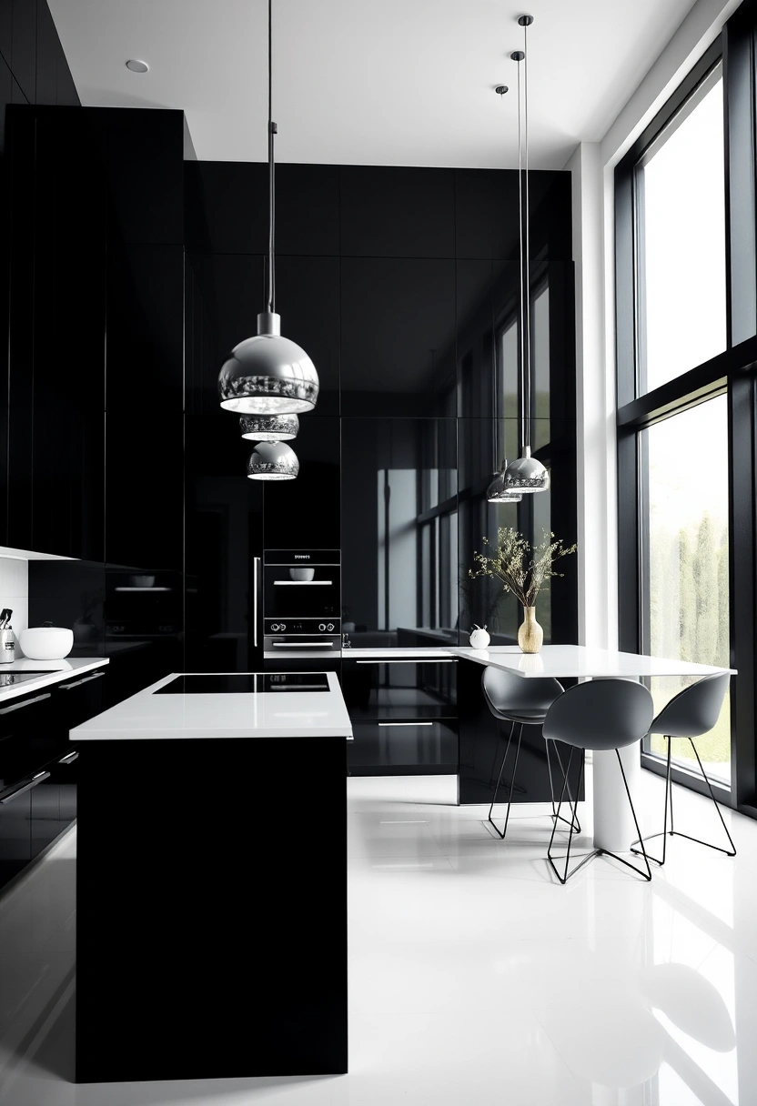 Kitchen Ideas in Black and White: A Timeless Design Palette