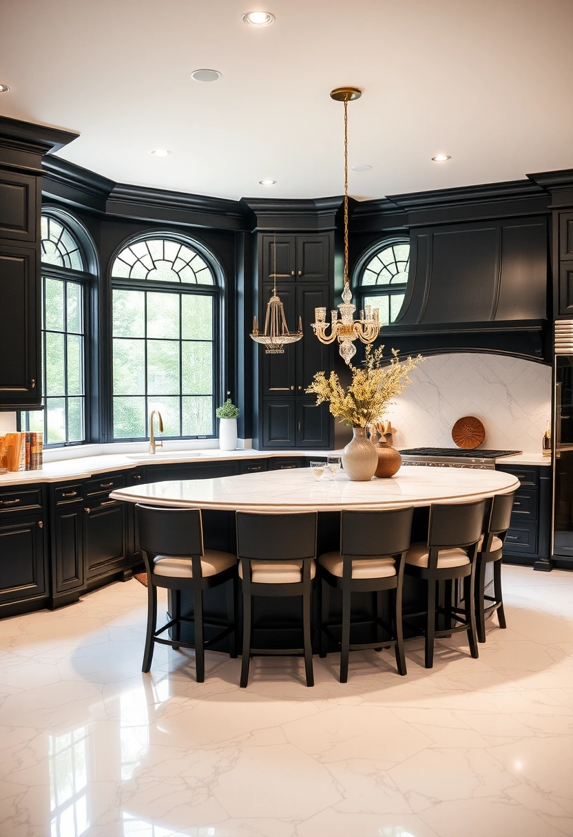 kitchen ideas black and white 12