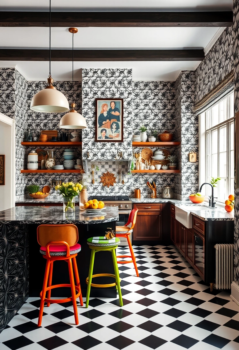 kitchen ideas black and white 13