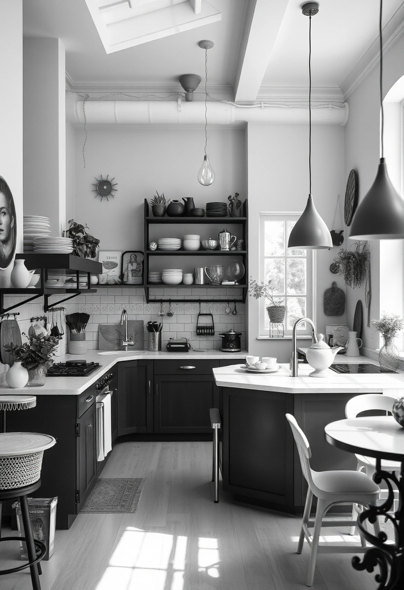 kitchen ideas black and white 18