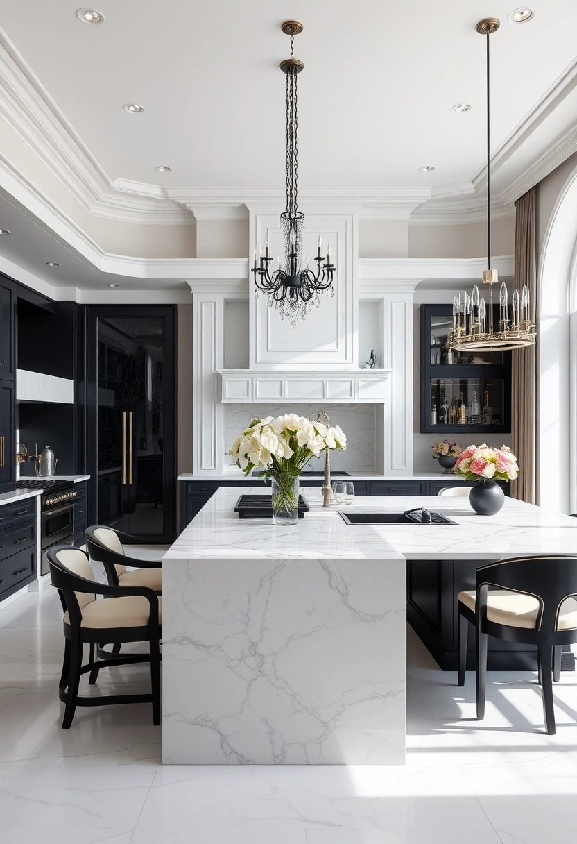 kitchen ideas black and white 19