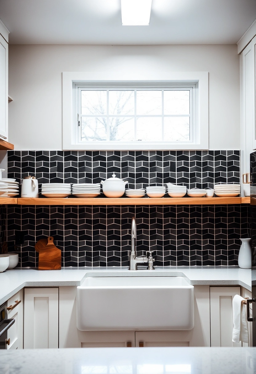 kitchen ideas black and white 2