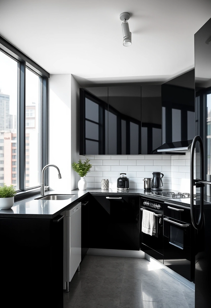 kitchen ideas black and white 9