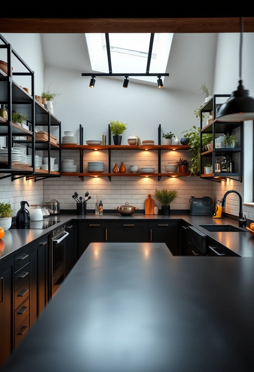 kitchen ideas black countertops 18