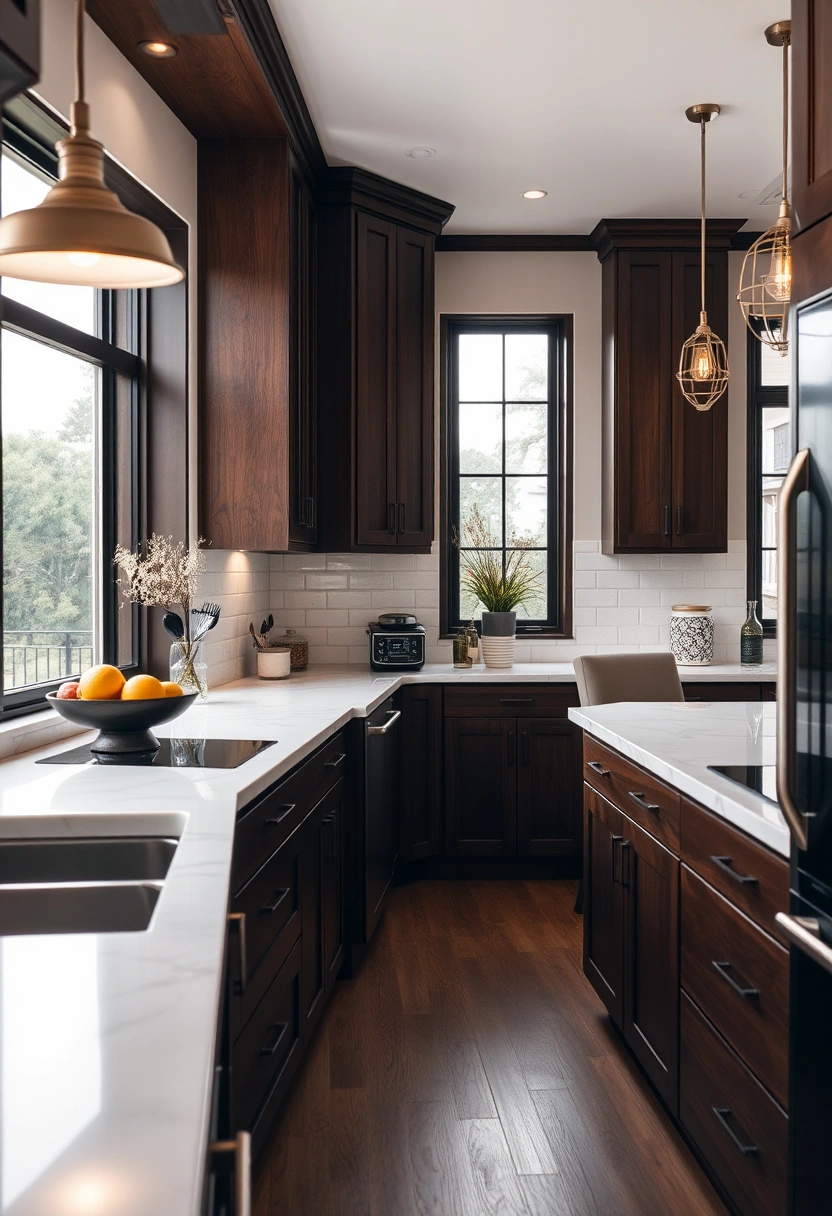 kitchen ideas brown 20