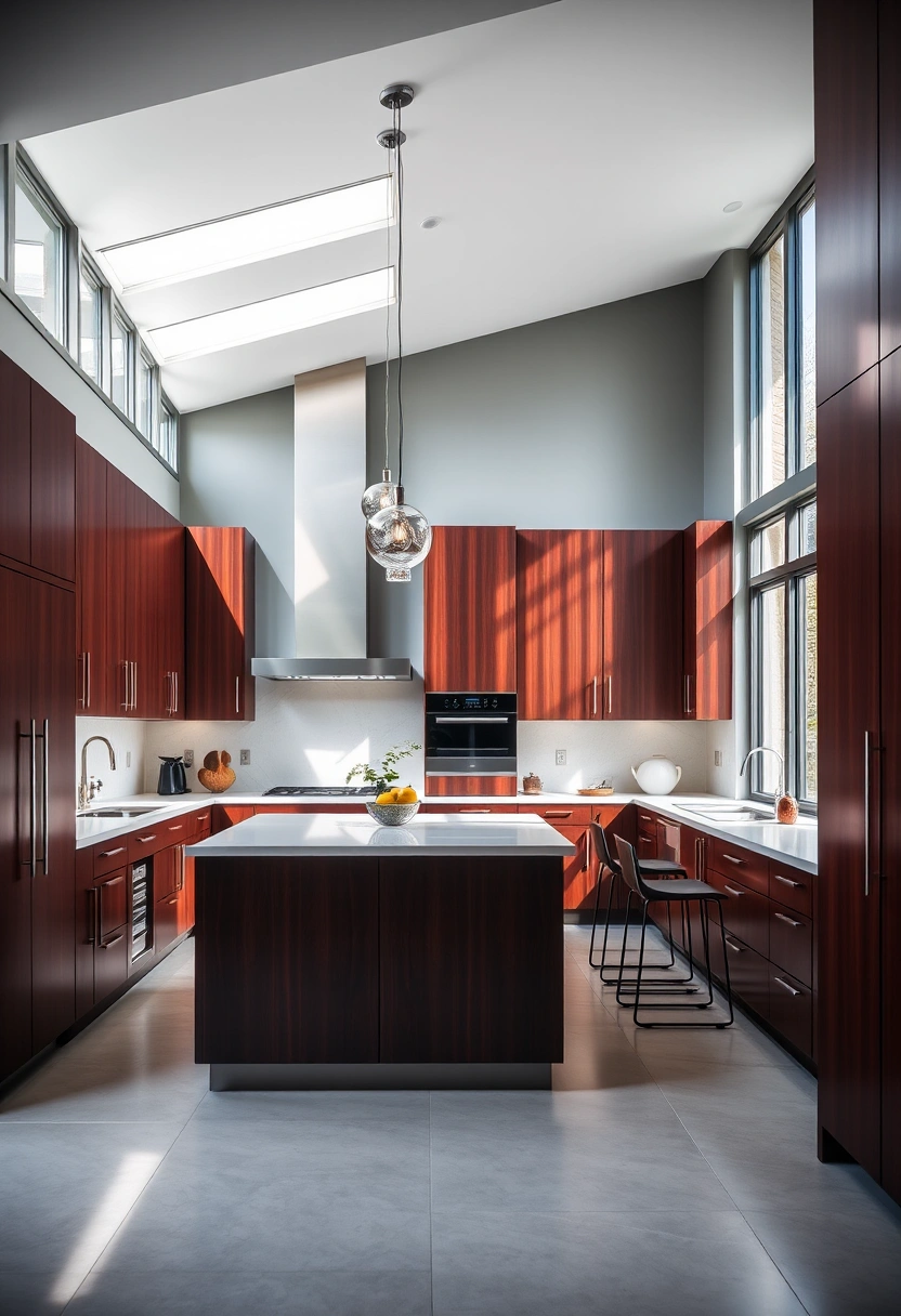 kitchen ideas brown cabinets 19