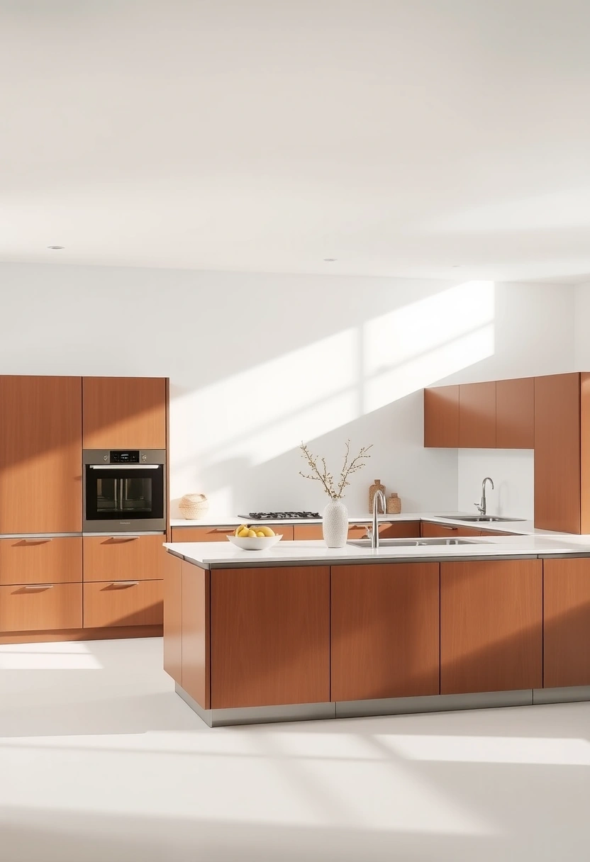 kitchen ideas brown cabinets 3