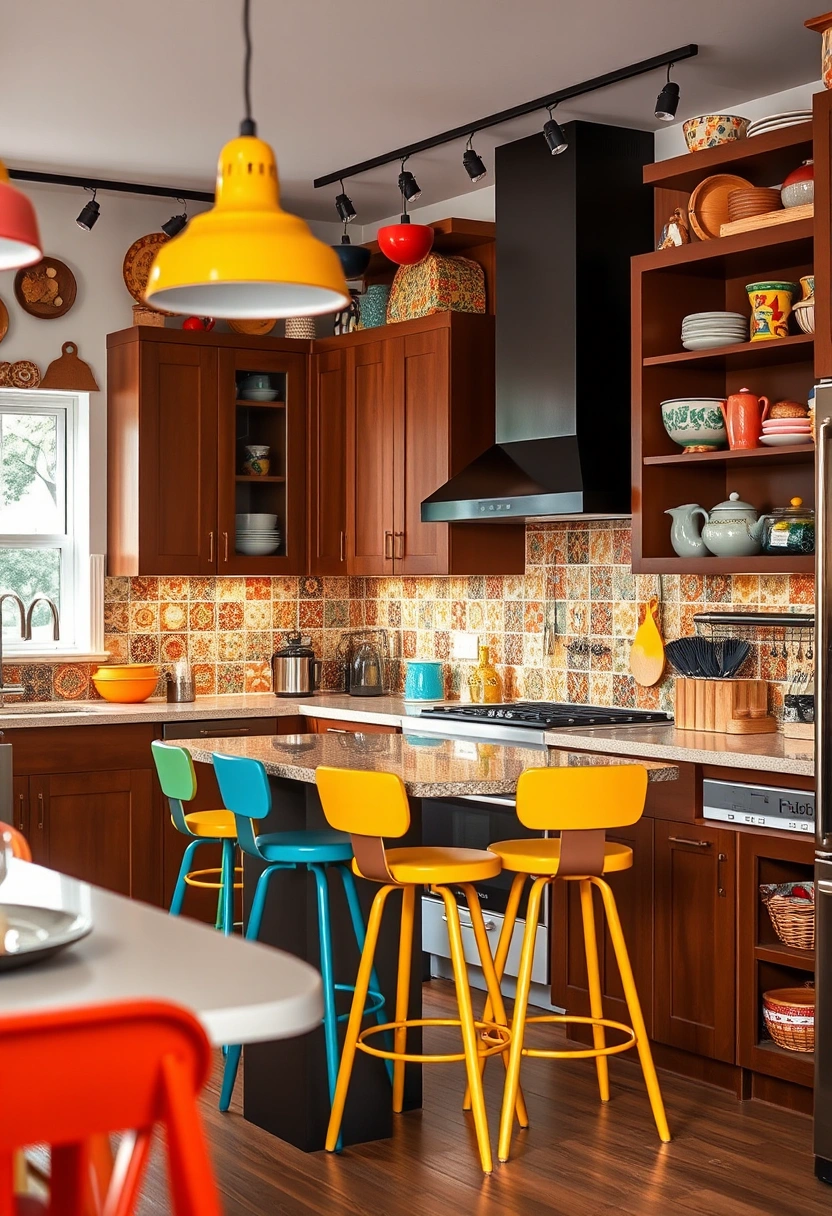 kitchen ideas brown cabinets 4