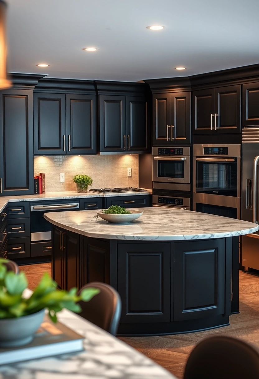 kitchen ideas dark cabinets 11