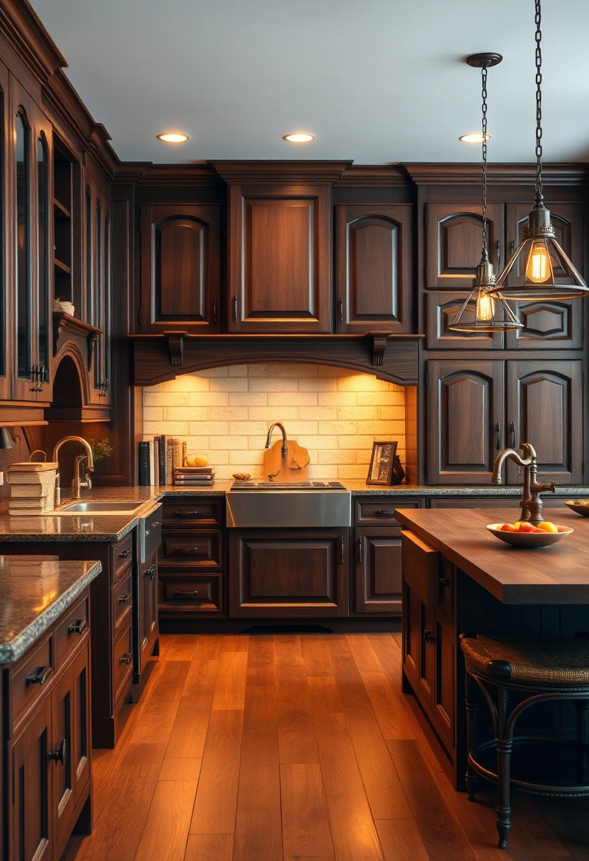kitchen ideas dark cabinets 2