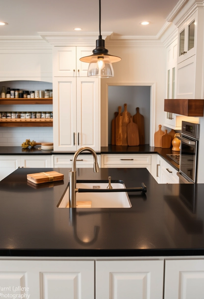 kitchen ideas dark countertops 10