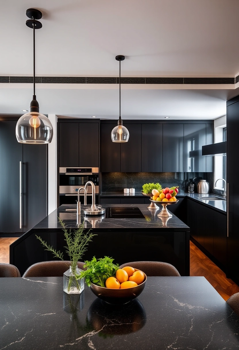 kitchen ideas dark countertops 11