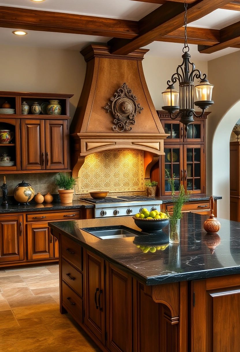 kitchen ideas dark countertops 17