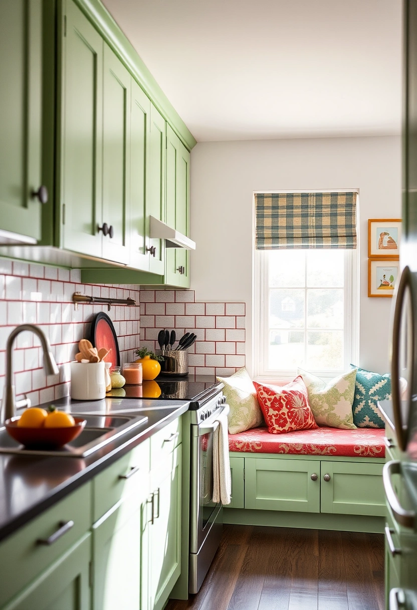 kitchen ideas green cabinets 10