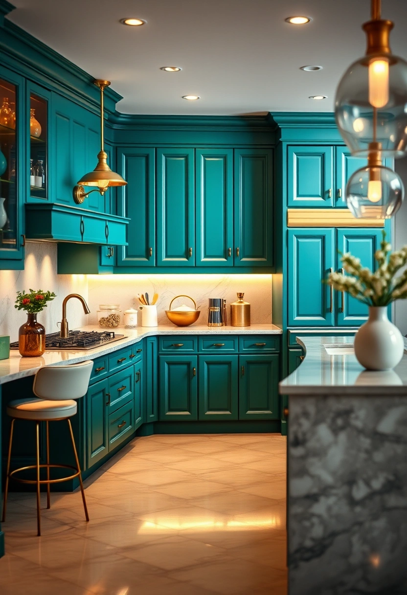 kitchen ideas green cabinets 13