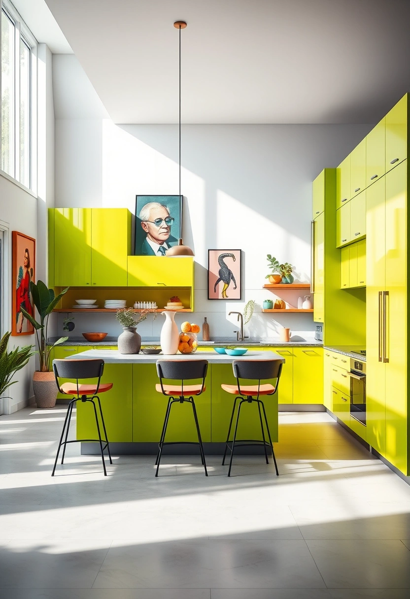 kitchen ideas green cabinets 15