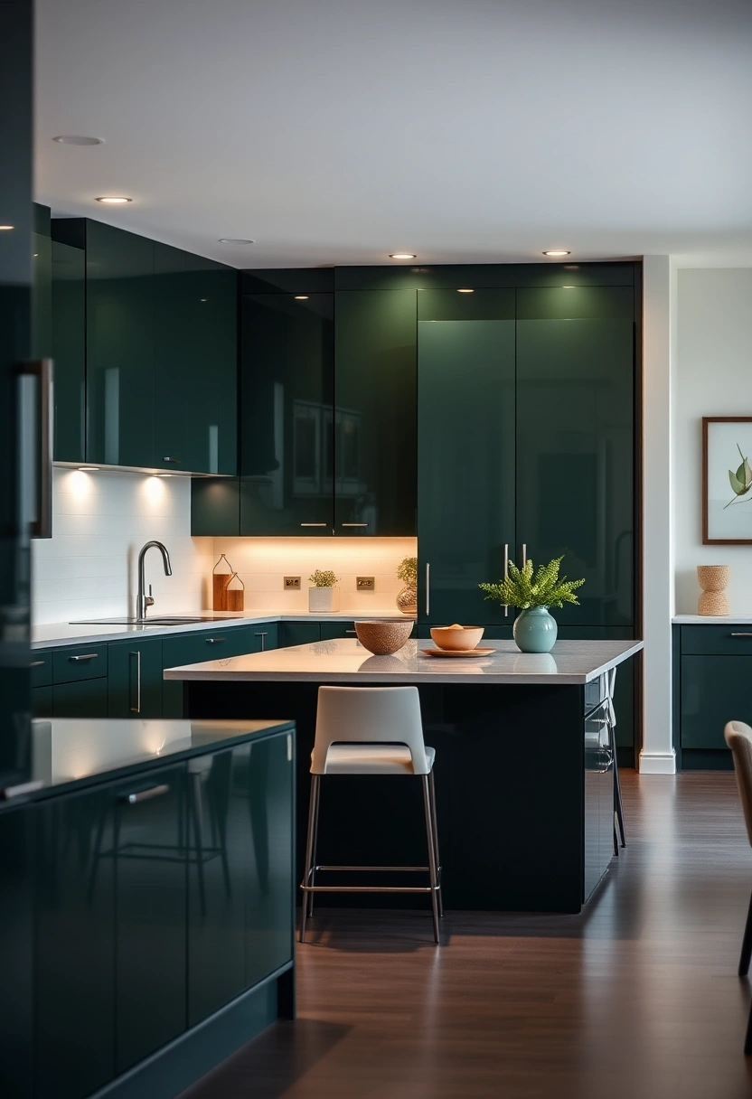 kitchen ideas green cabinets 18