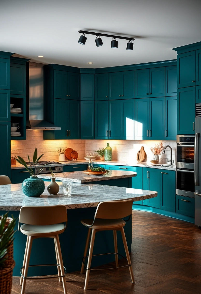 kitchen ideas green cabinets 20