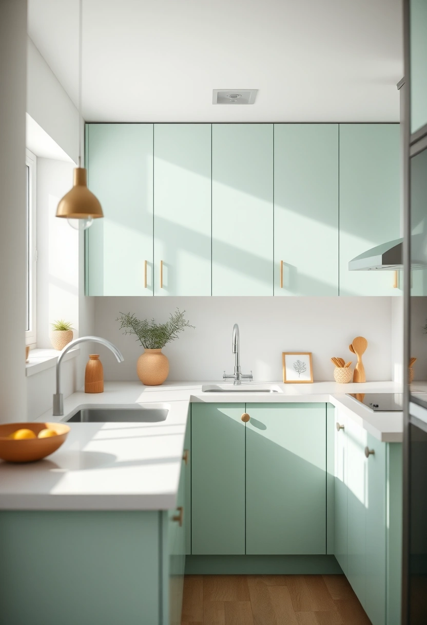 kitchen ideas green cabinets 5