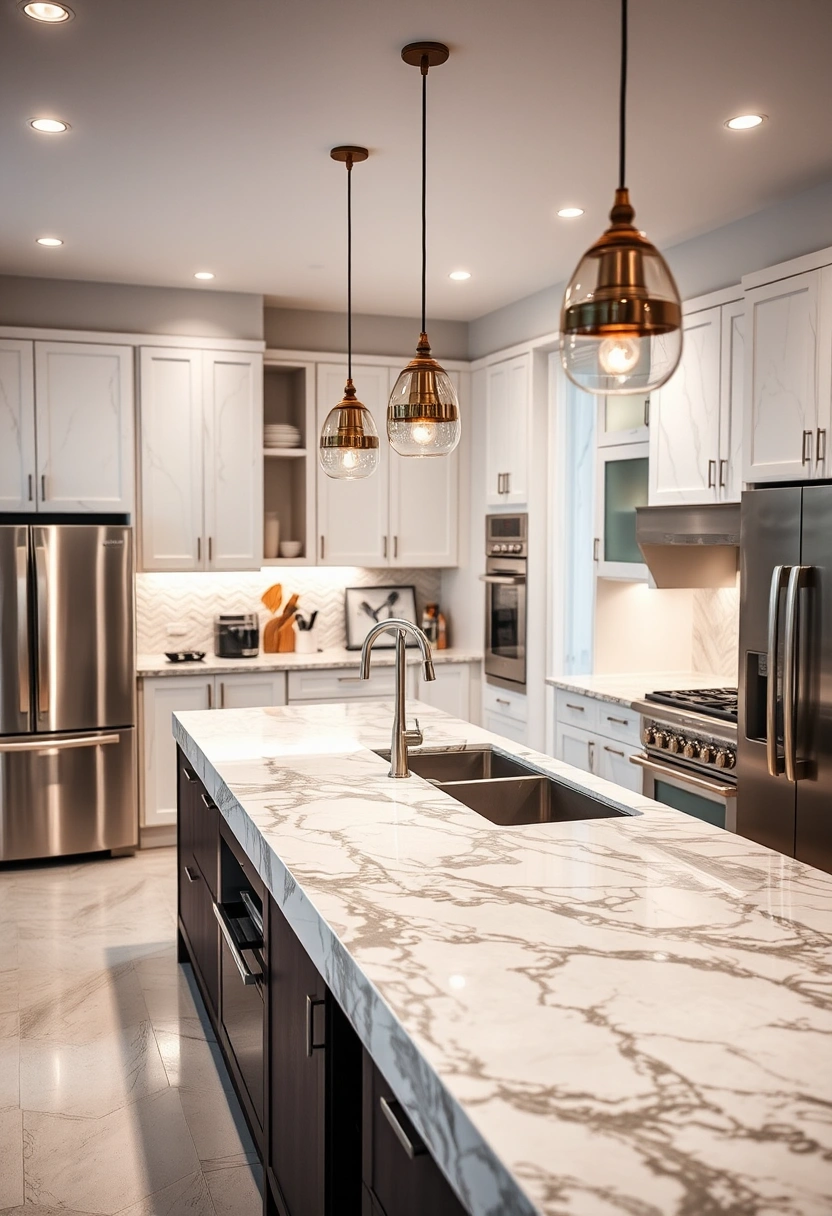 kitchen ideas marble 14