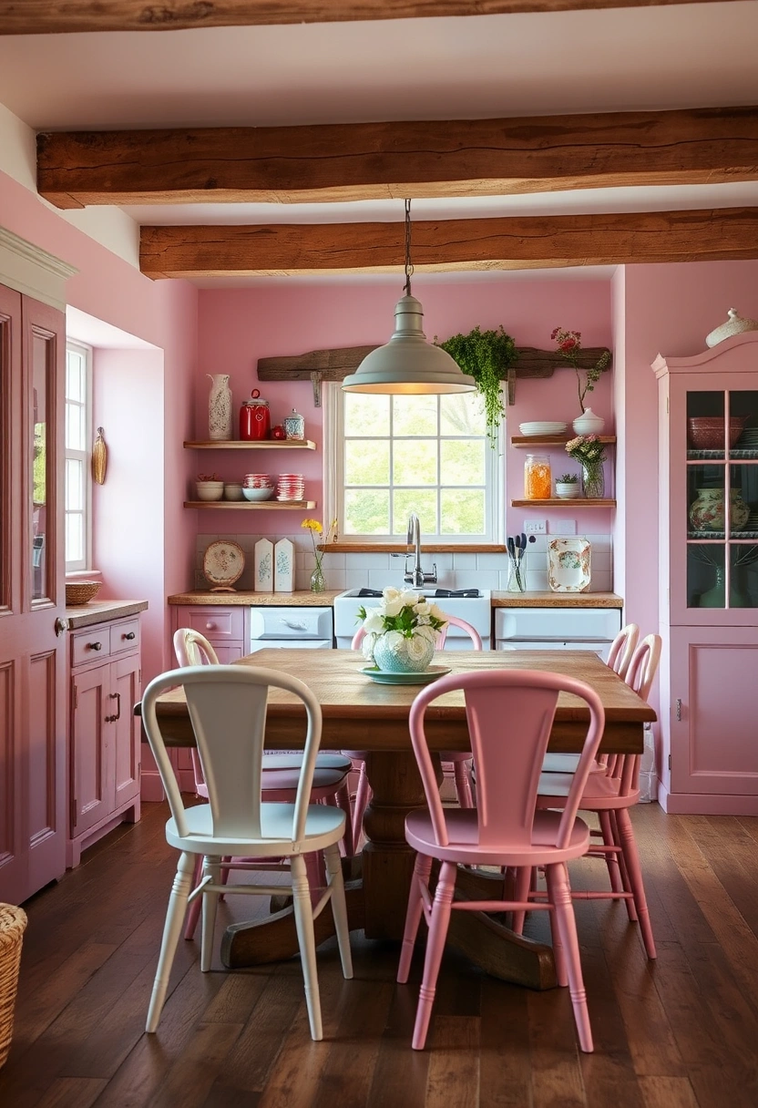 kitchen ideas pink 12