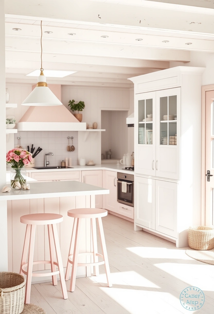 kitchen ideas pink 18