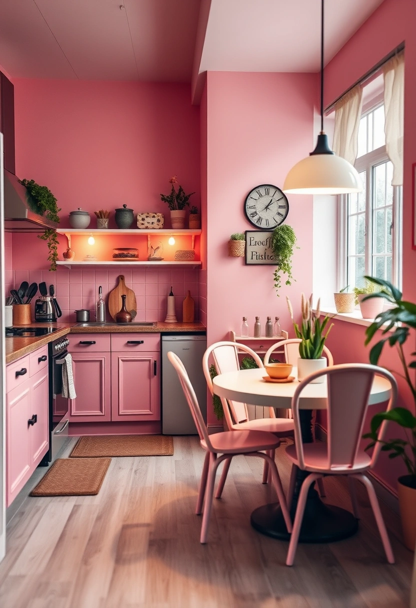 kitchen ideas pink 20