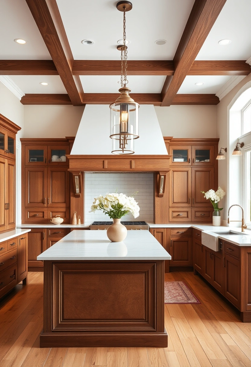 kitchen ideas white and wood 13