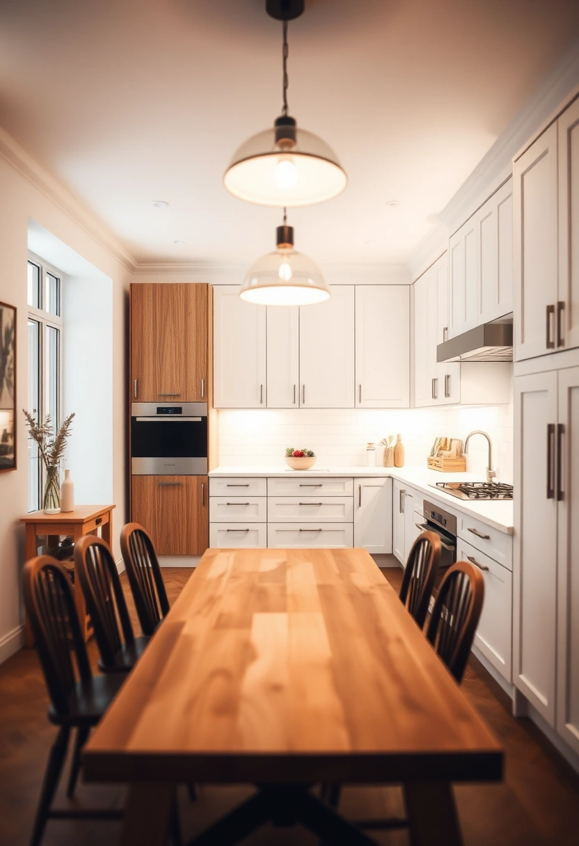 kitchen ideas white and wood 2