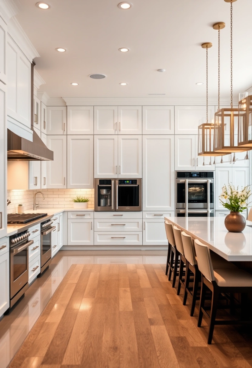 kitchen ideas white and wood 20