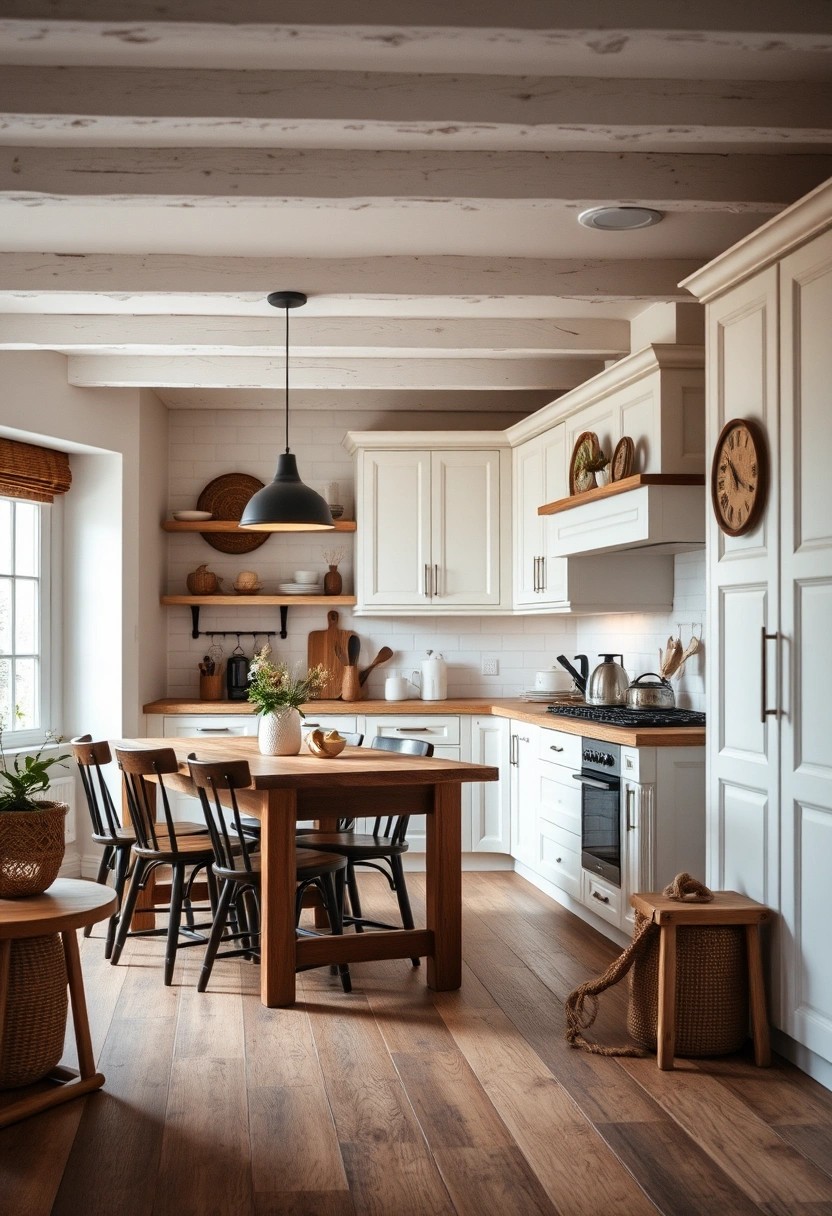 kitchen ideas white and wood 8