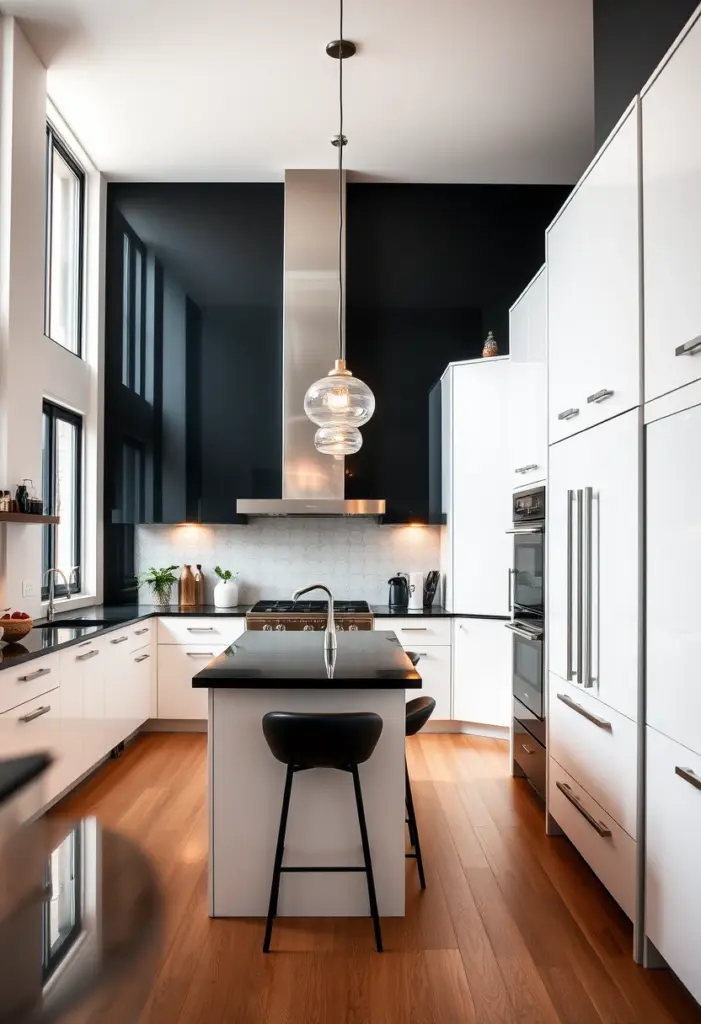 kitchen ideas with black countertops 1