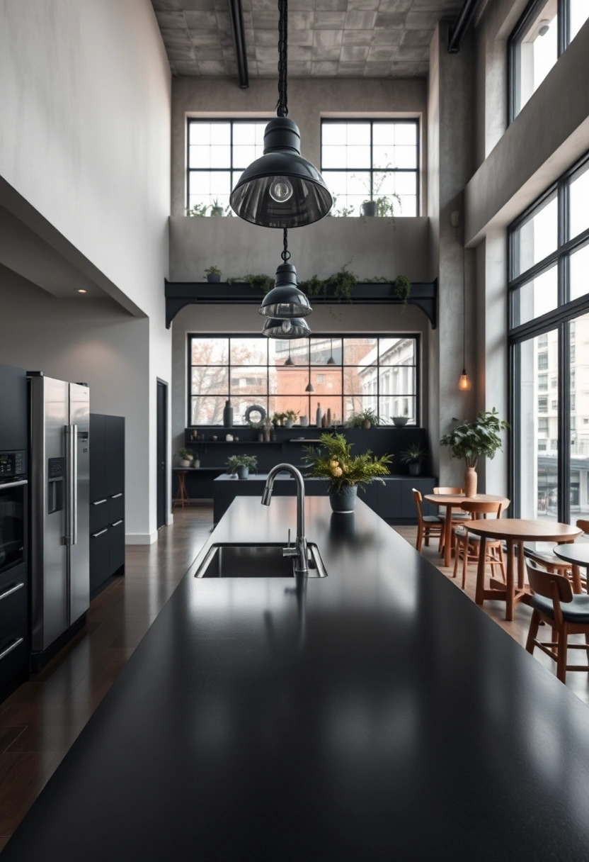 kitchen ideas with black countertops 10