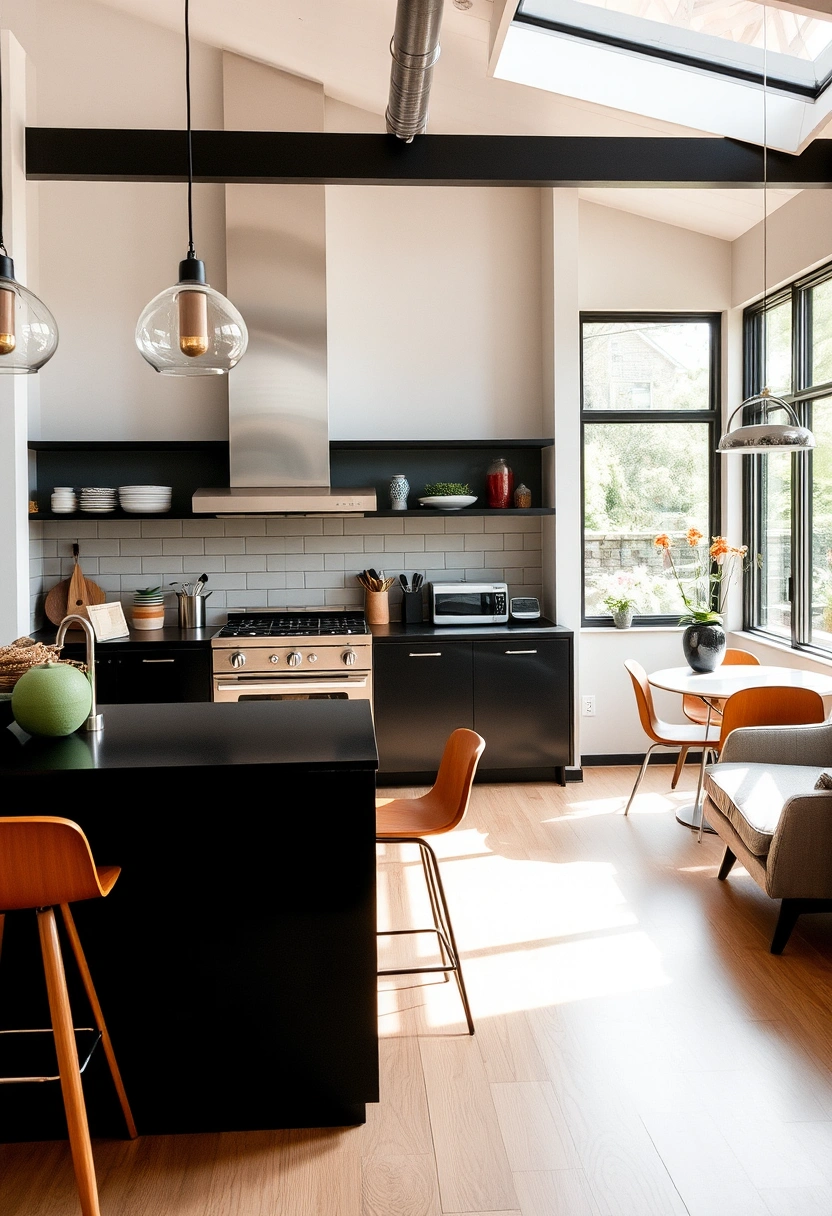 kitchen ideas with black countertops 12