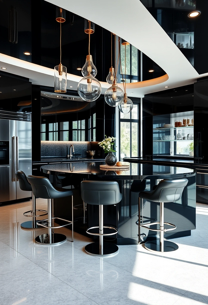 kitchen ideas with black countertops 13