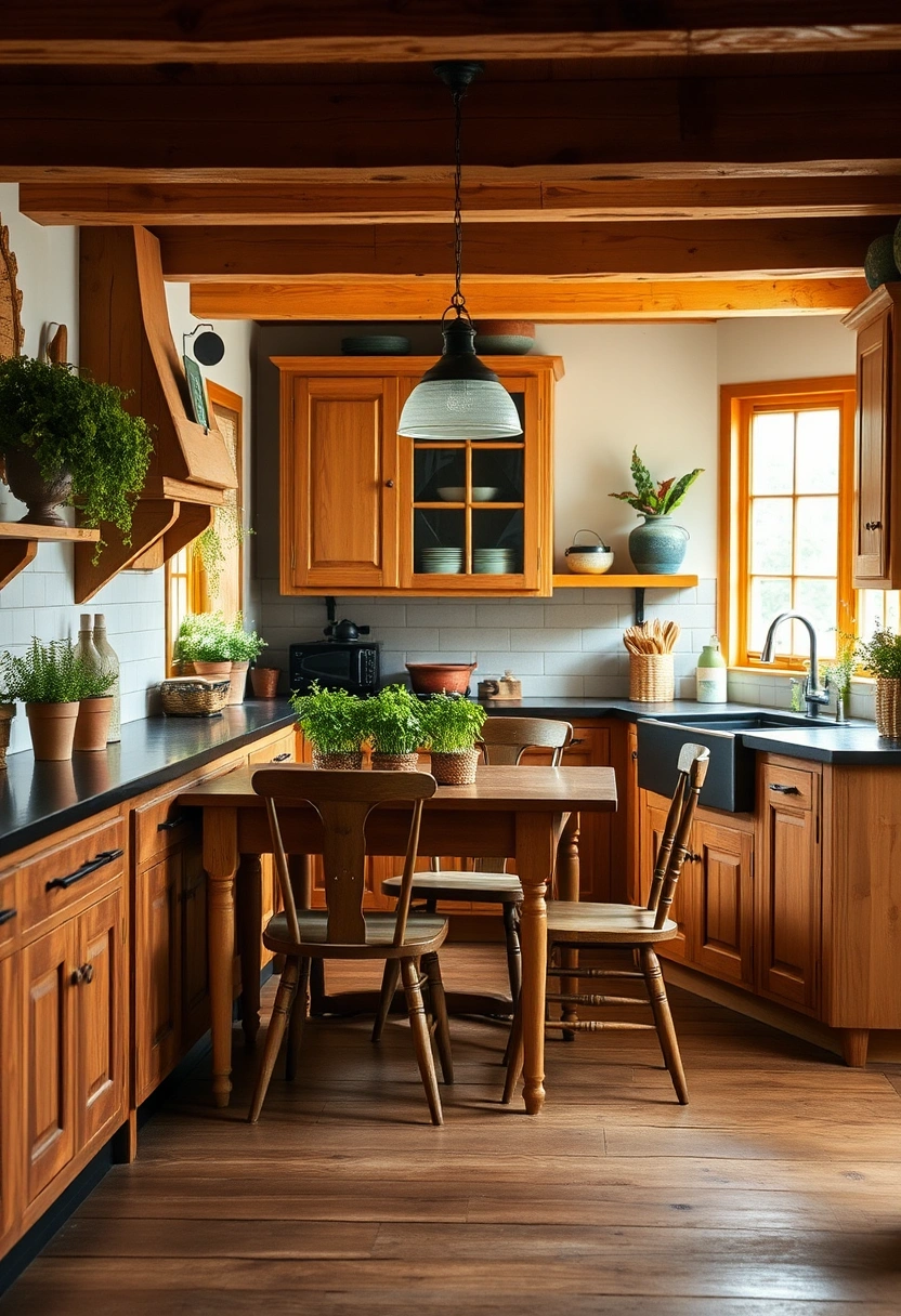 kitchen ideas with black countertops 2