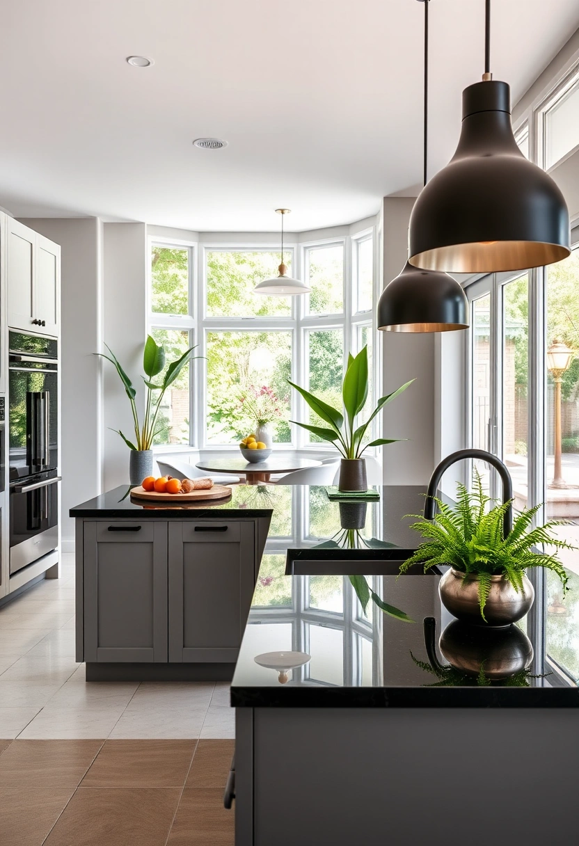 kitchen ideas with black countertops 3