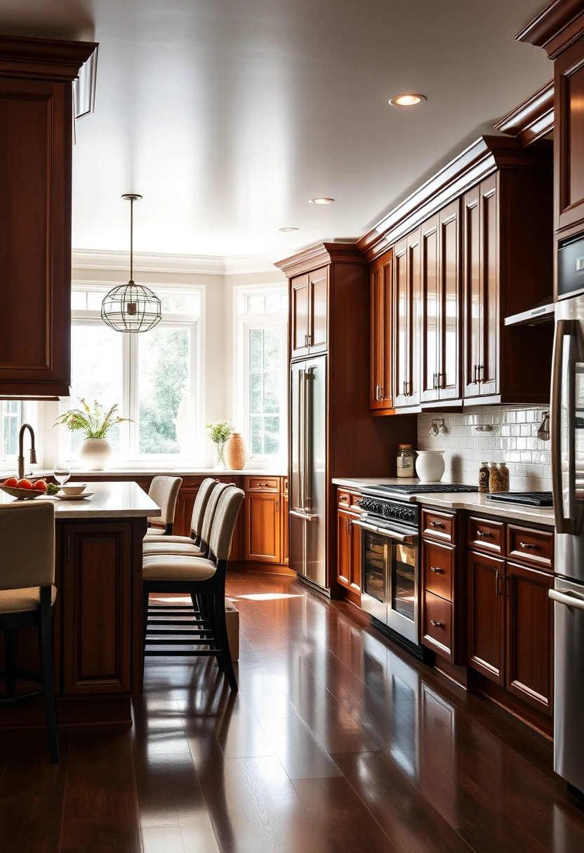 kitchen ideas wood cabinets 12