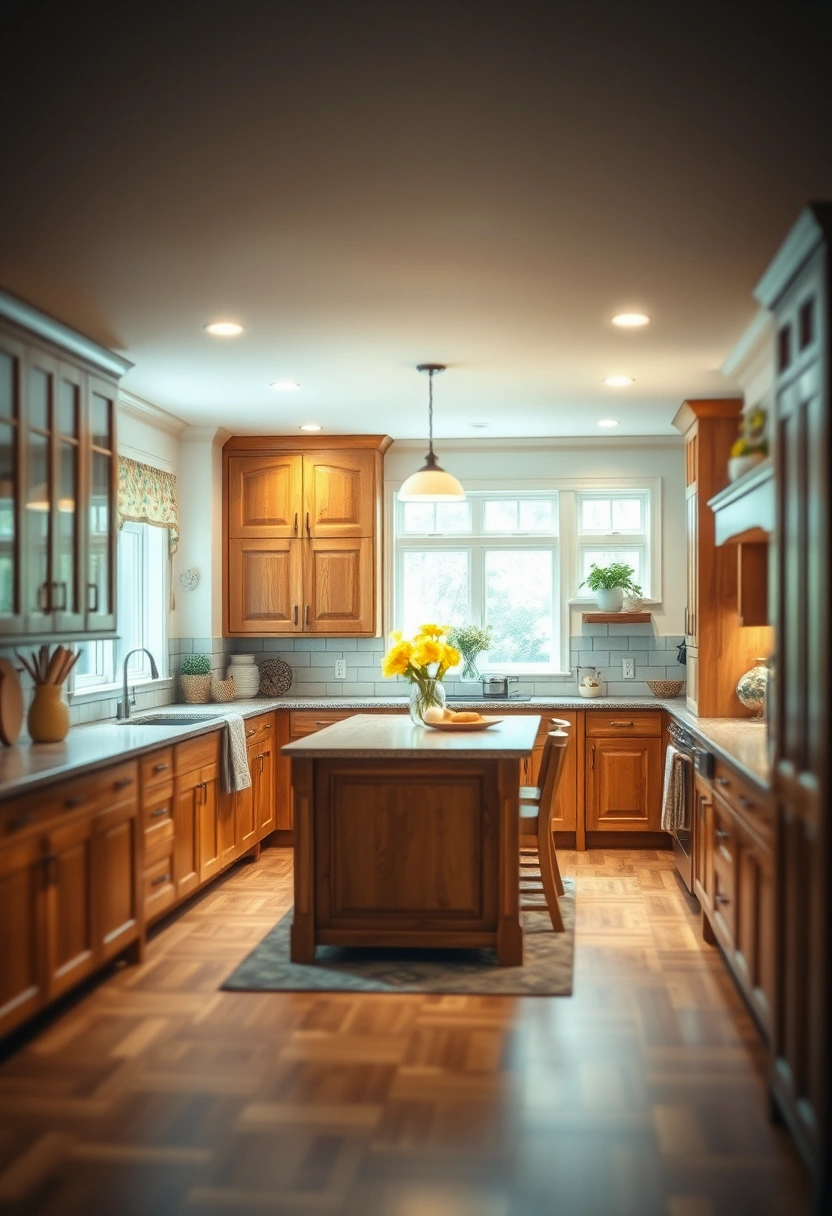 kitchen ideas wood cabinets 15