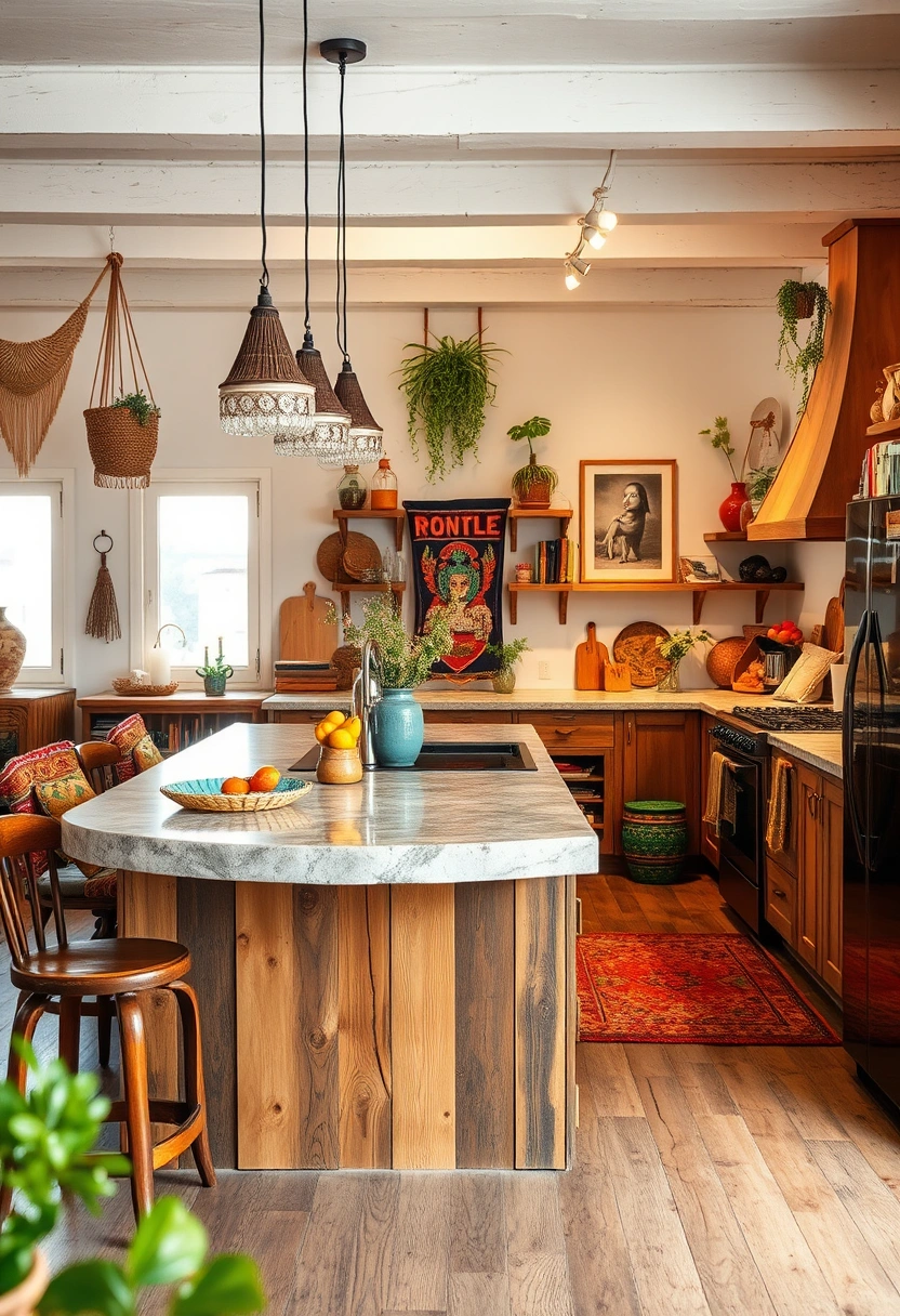 kitchen island countertop ideas 19