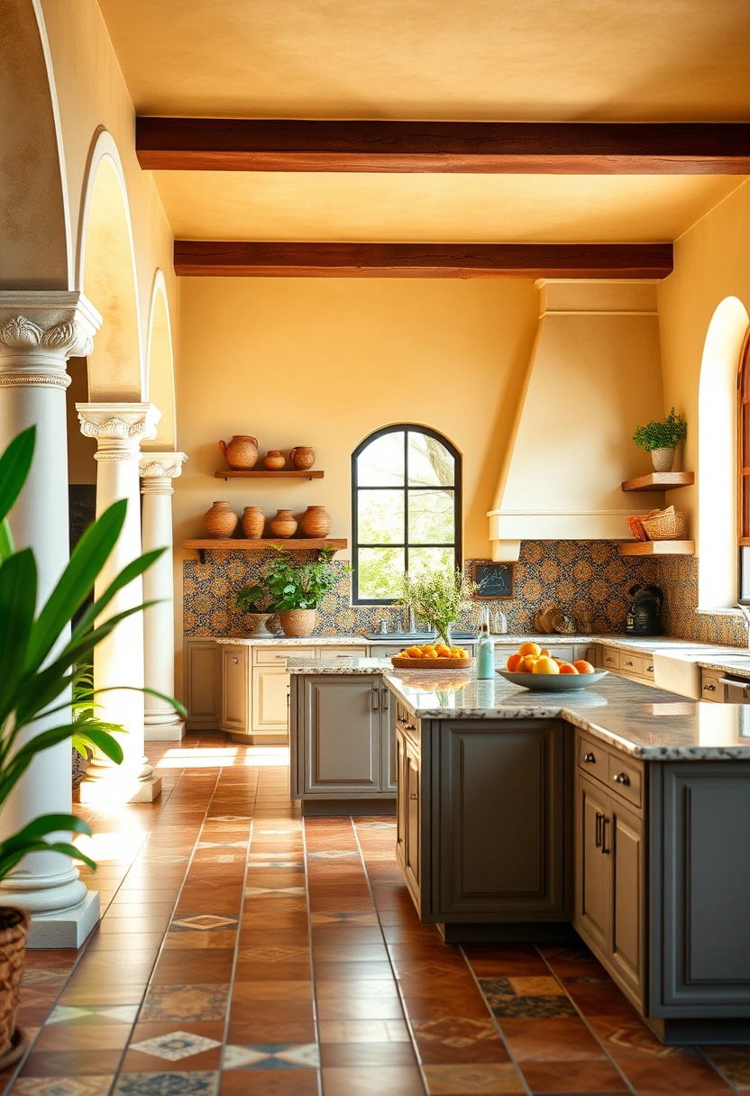 kitchen island ideas with columns 4