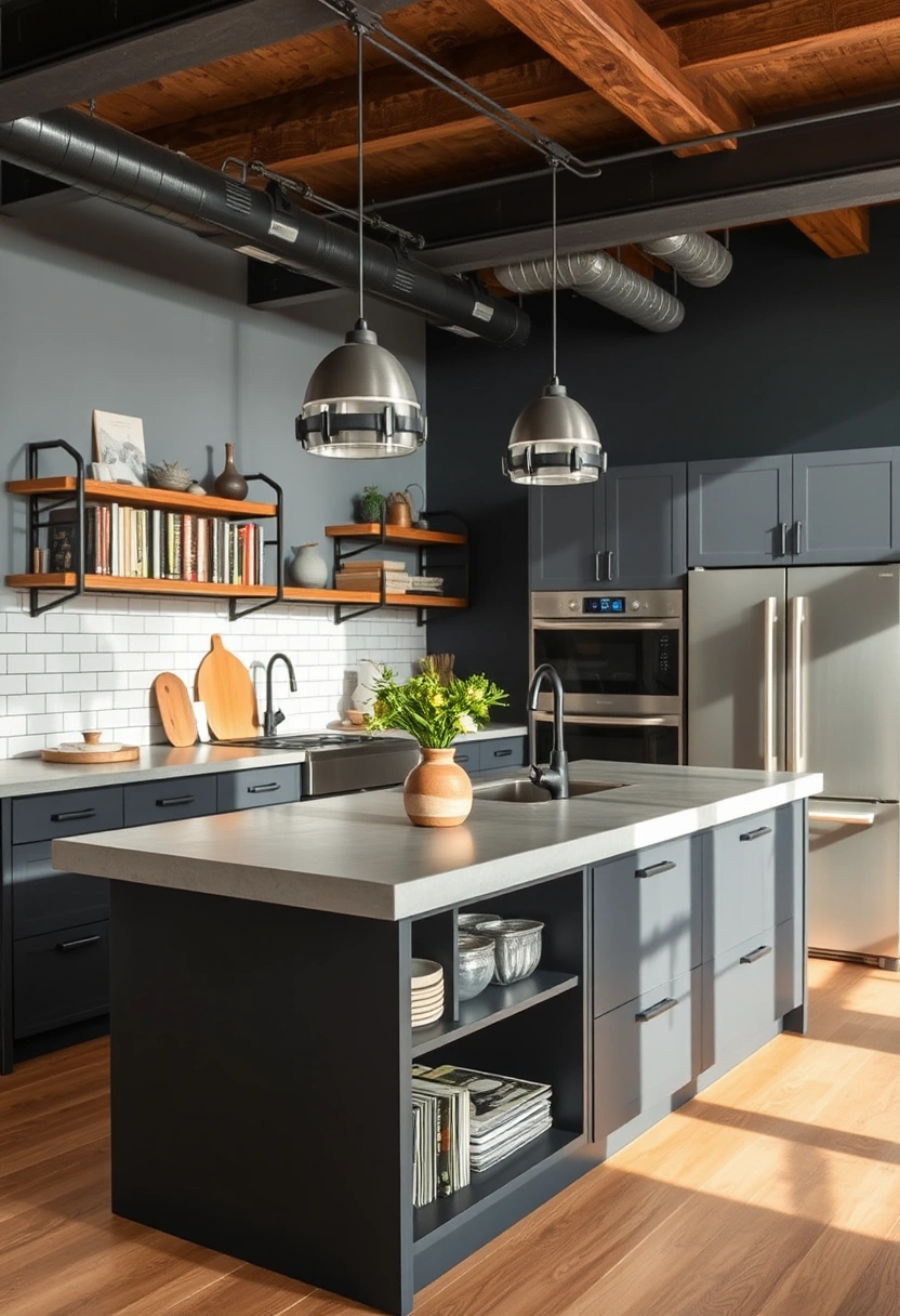 kitchen island organization ideas 11