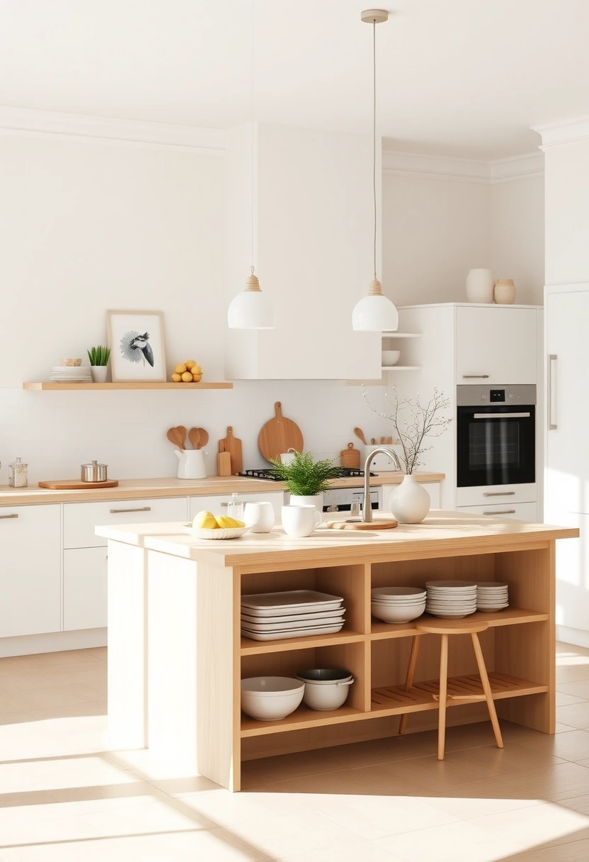 kitchen island organization ideas 12