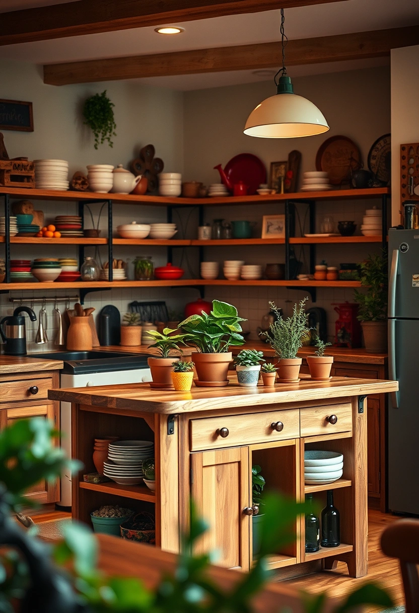 kitchen island organization ideas 16