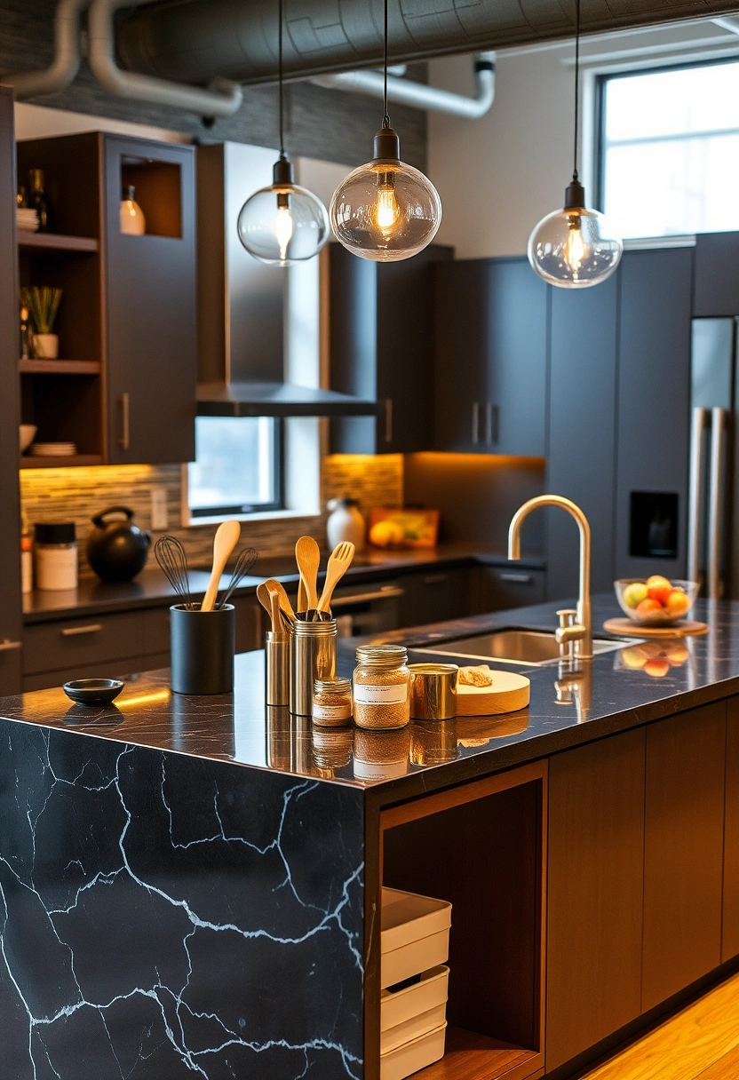 kitchen island organization ideas 17