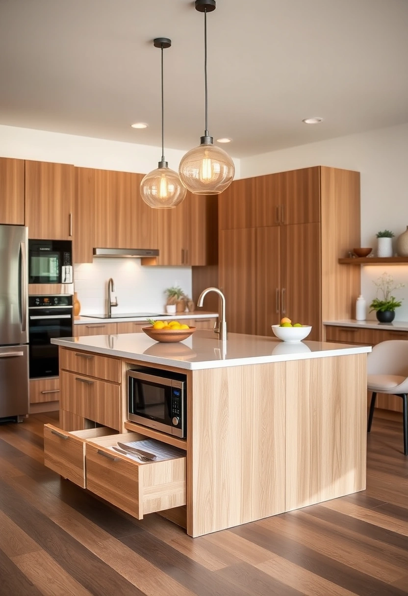 kitchen island organization ideas 4
