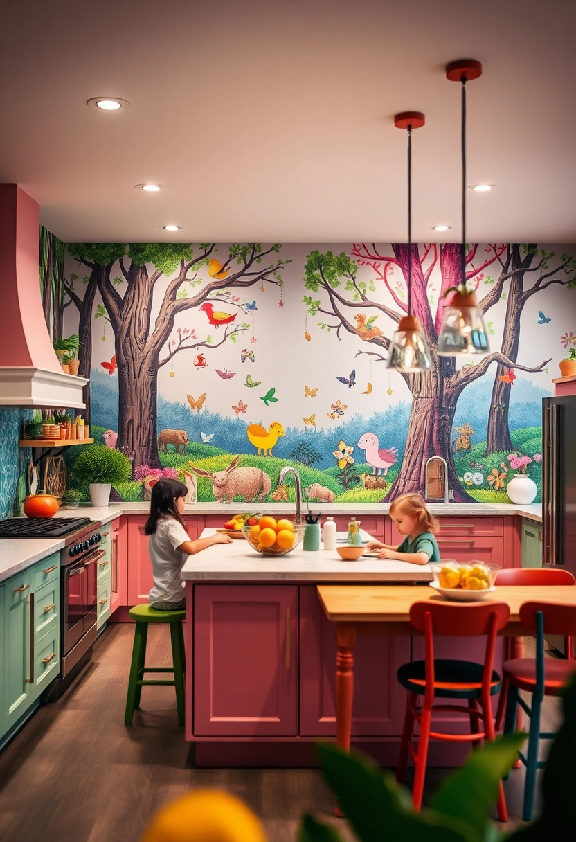 kitchen mural ideas 9