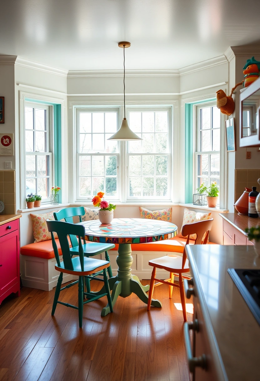 kitchen nook ideas bay windows 6