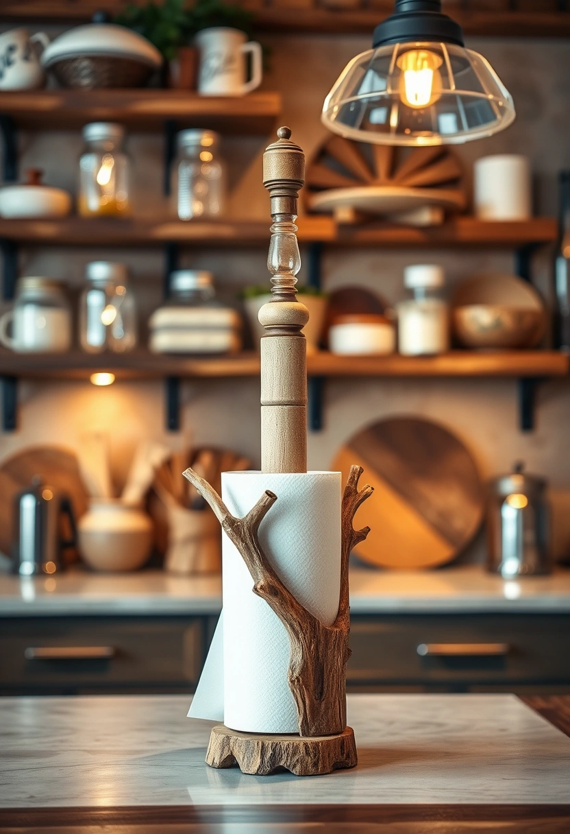 kitchen paper towel holder ideas 14